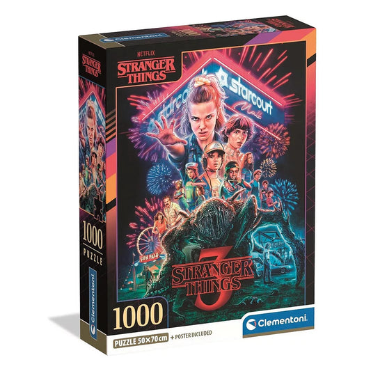 (Précommande) Puzzle compact Clementoni 1000 pièces Stranger Things