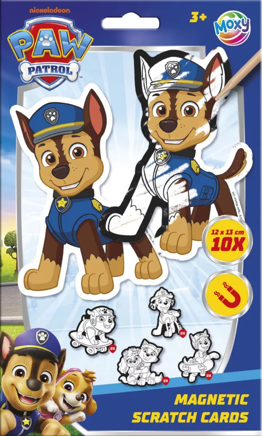 Ensemble de coloriage à gratter Pat'Patrouille avec aimant