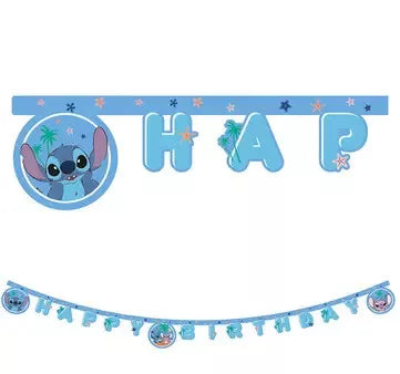 Panneau Joyeux anniversaire Stitch