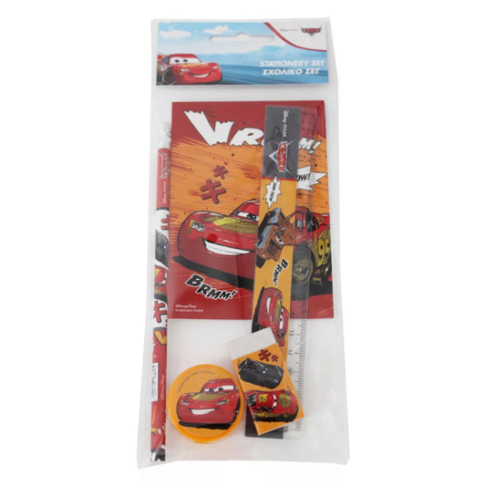 (Précommande) Ensemble de papeterie Cars 5 pièces