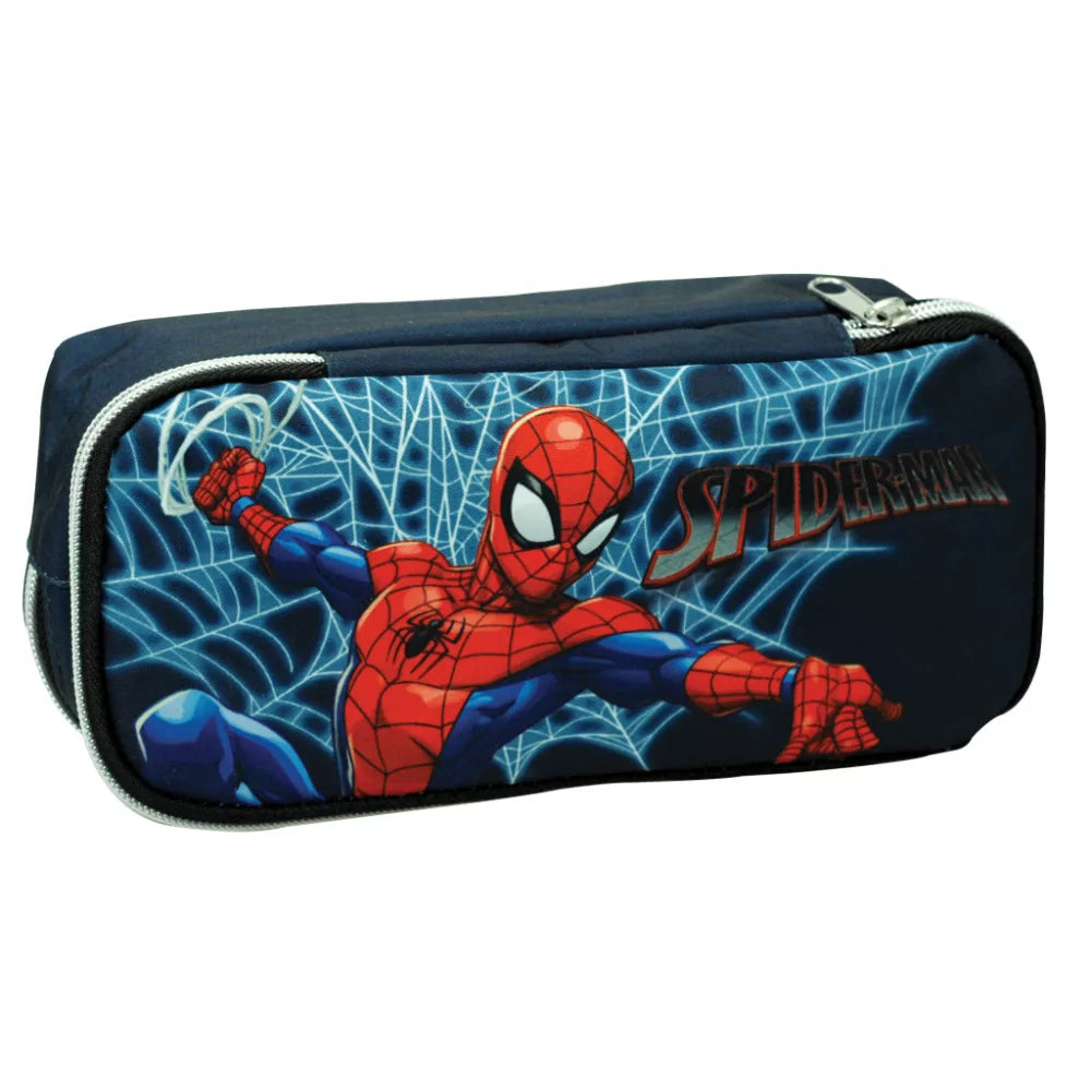 Trousse à crayons Spiderman 2 compartiments 26 cm
