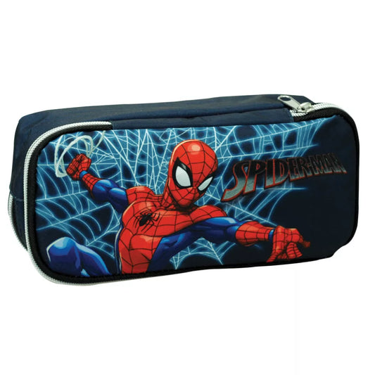 Trousse à crayons Spiderman 2 compartiments 26 cm