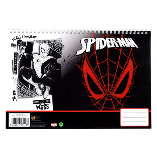 (Précommande) Carnet de croquis à spirale A/4 Spiderman
