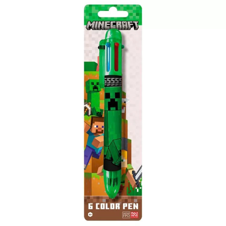 Stylo 6 couleurs - Minecraft
