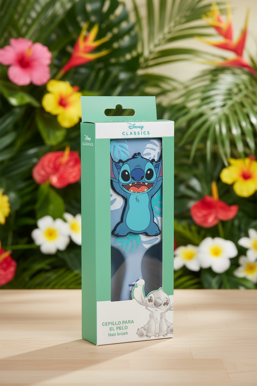 Brosse à cheveux 3D - Stitch