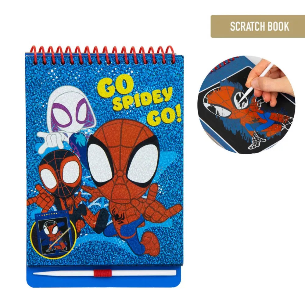 Livre de coloriage et d’images à gratter Spidey