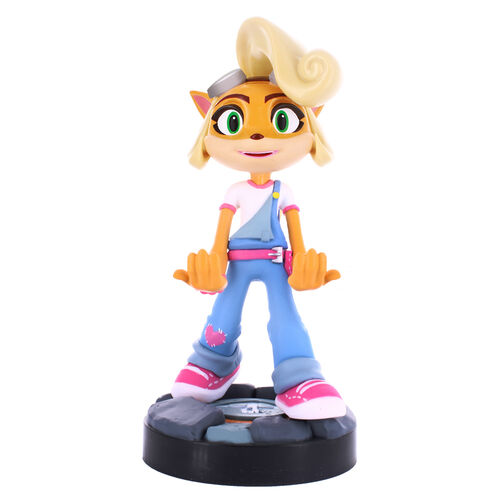 Figurine Cable Guy support Coco Crash Bandicoot 21cm