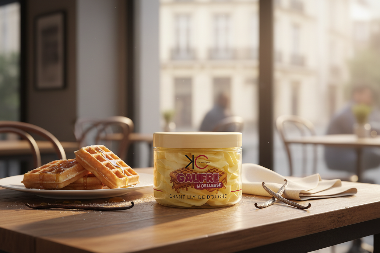 Chantilly de douche - Gauffre moelleuse