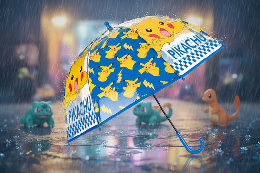 (Précommande) Parapluie transparent enfant Pokémon Ø72 cm