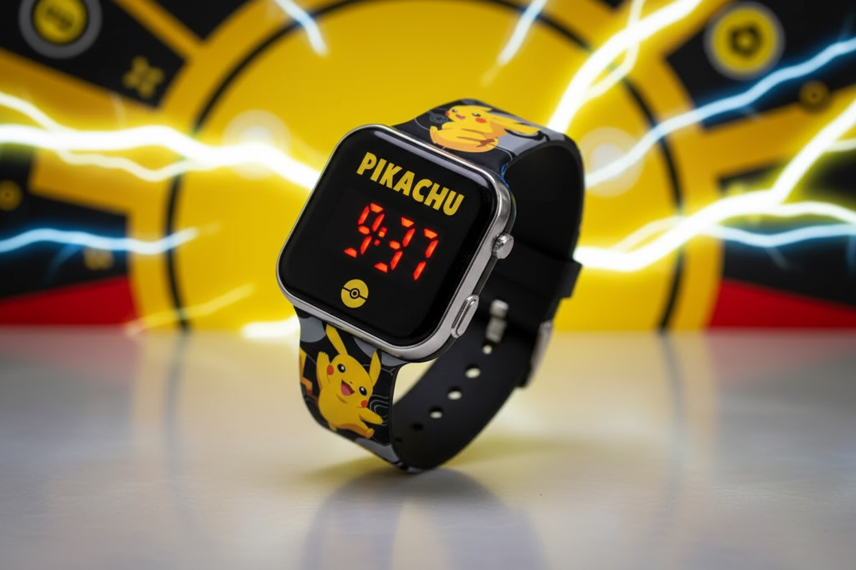 (Précommande) Montre numérique LED Pokémon Pikachu
