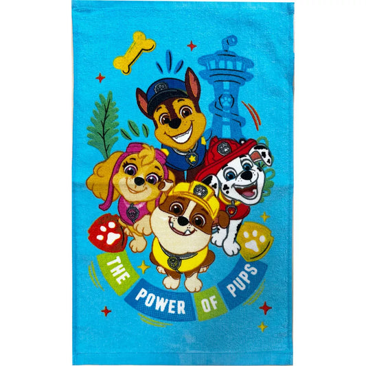 Serviette de toilette 30x50cm Pat patrouille