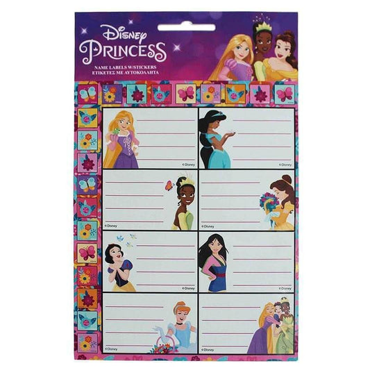(Précommande) Lot de 16 étiquettes + autocollants Princesses