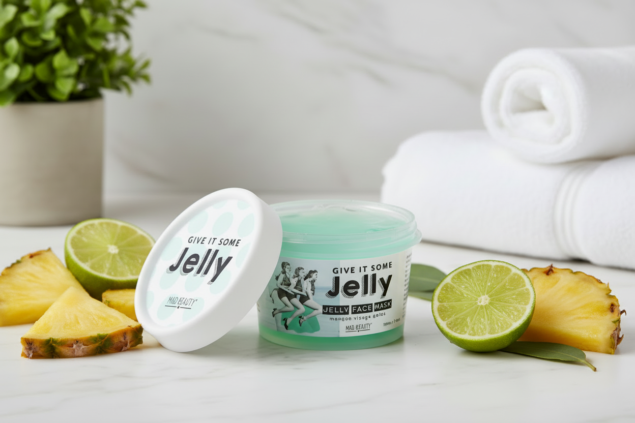 Masque visage Jelly - Ananas et Citron Vert