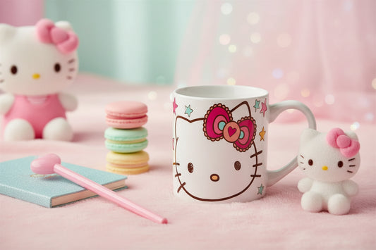 (Précommande) Mug en porcelaine Hello Kitty Stars 325 ml