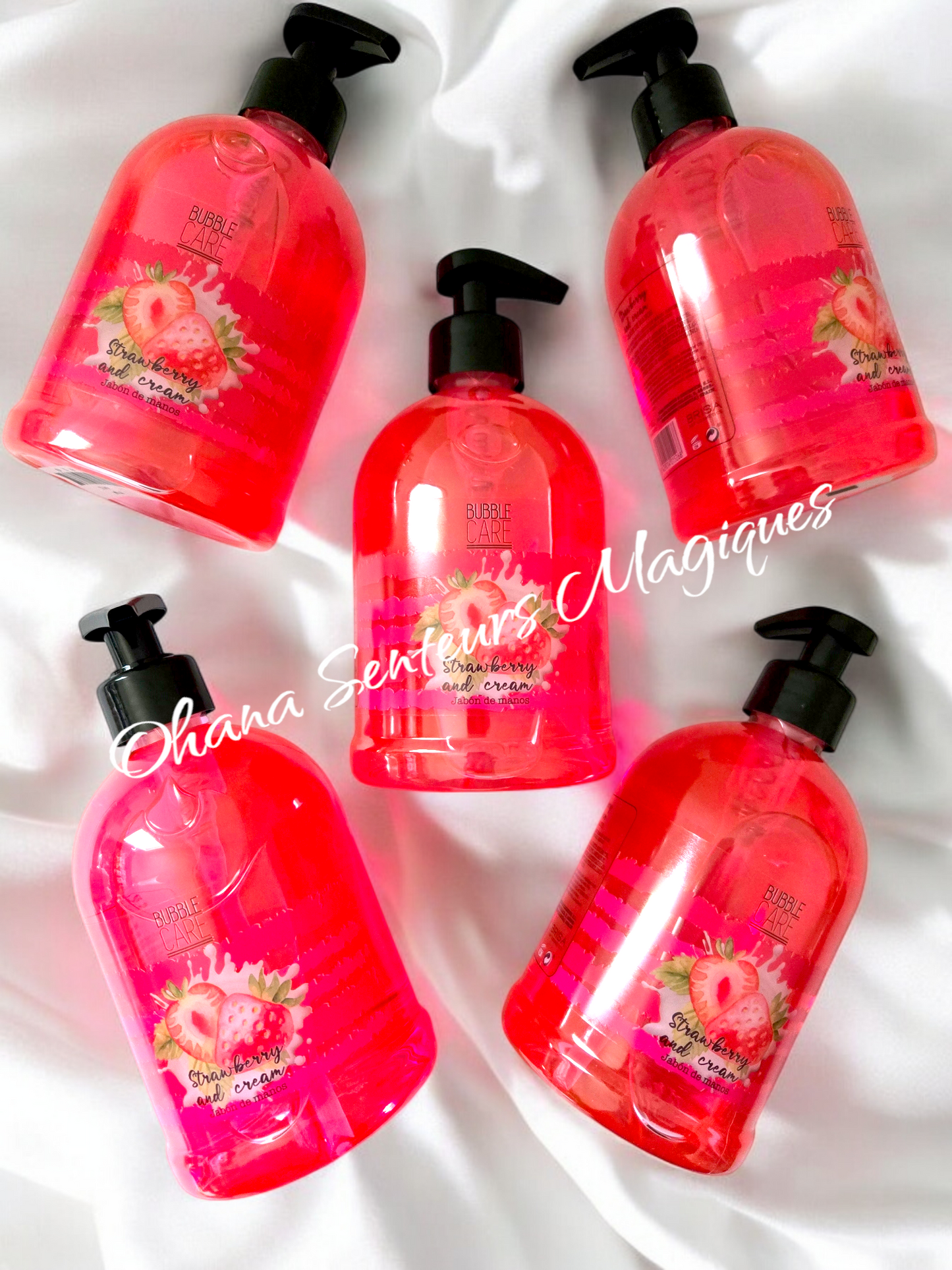 Savon liquide pour les mains - Fraise et crème 500ml