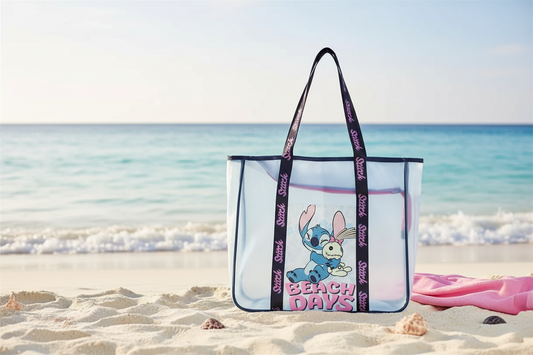 Sac de plage transparent - Stitch