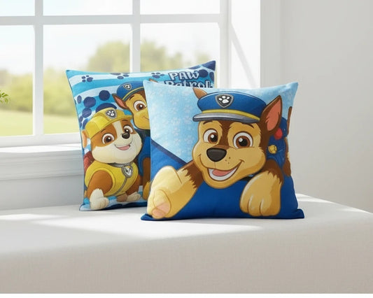(Précommande) Coussin décoratif Pat' Patrouille 38x38 cm en velours