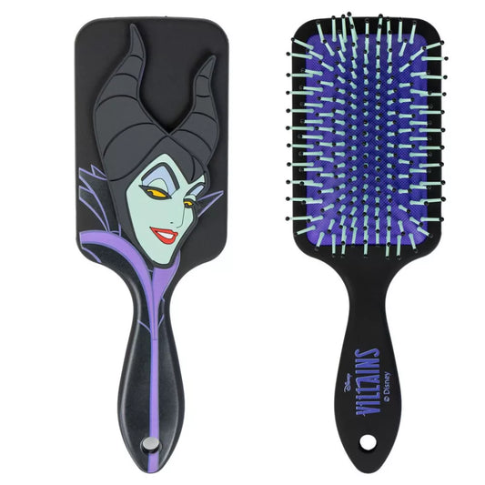 (Précommande) Brosse à cheveux 3D noire Disney Villains 23,5 cm