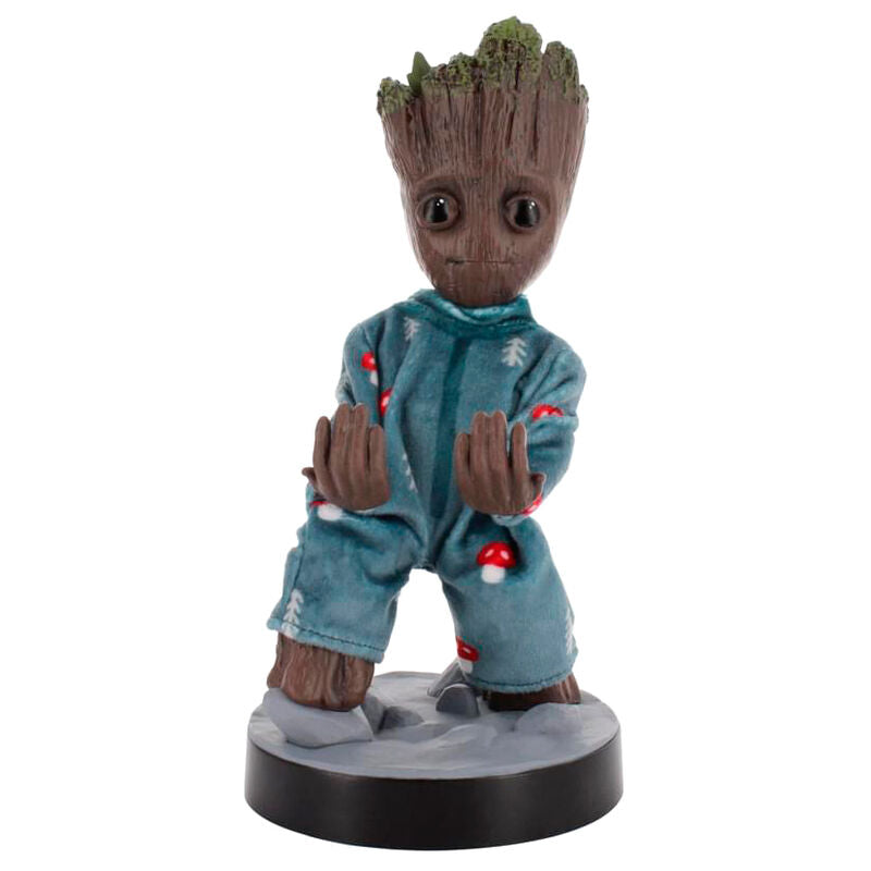 Cable Guy soutient Groot en pyjama Les Gardiens de la Galaxie Marvel 20cm