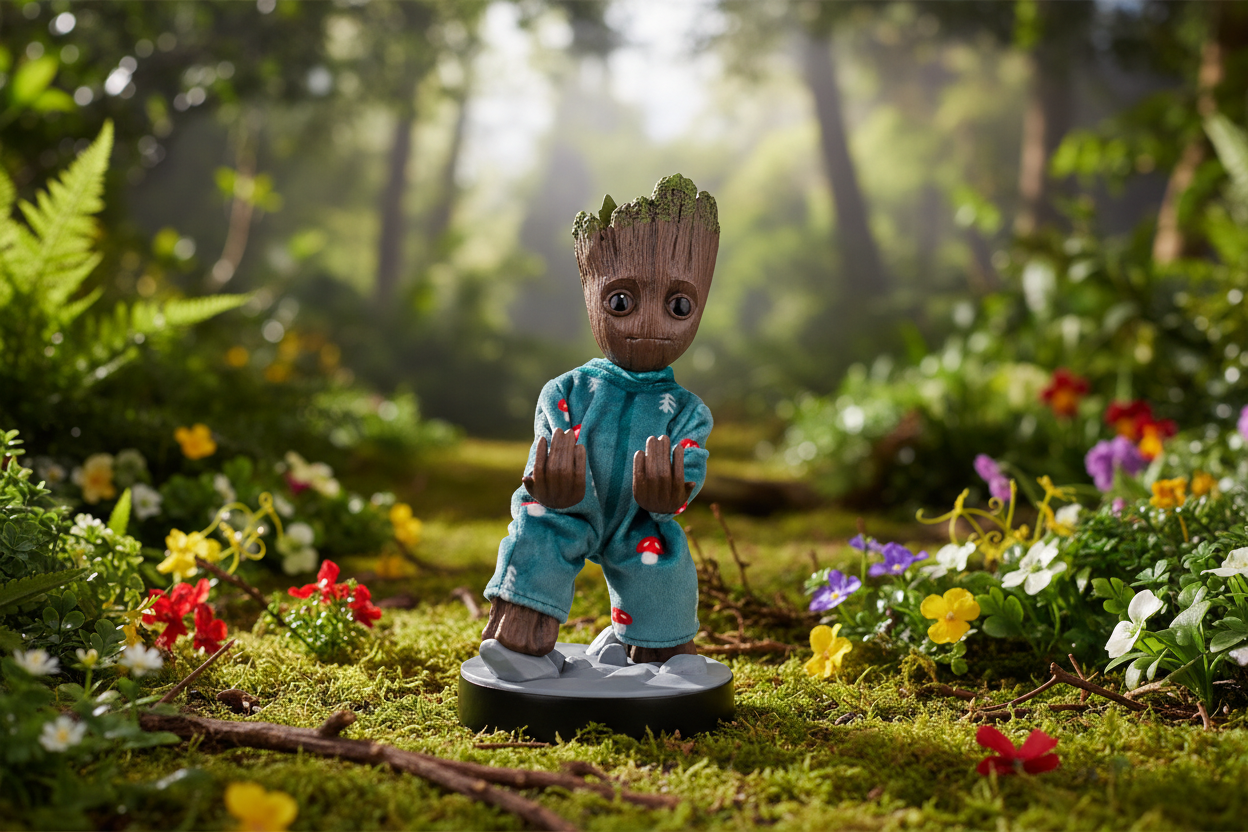 (Précommande) Cable Guy soutient Groot en pyjama Les Gardiens de la Galaxie Marvel 20cm
