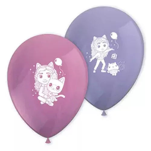 Lot de 8 ballons Gabby