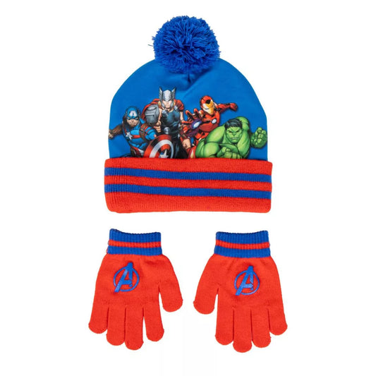 (Précommande) Ensemble bonnet et gants Avengers pour enfants