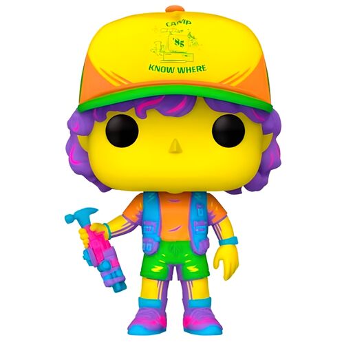 Figurine POP Stranger Things Dustin en bœuf Black Light Exclusive