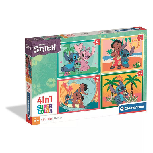 (Précommande) Puzzle Disney Lilo et Stitch 4 en 1 Clementoni