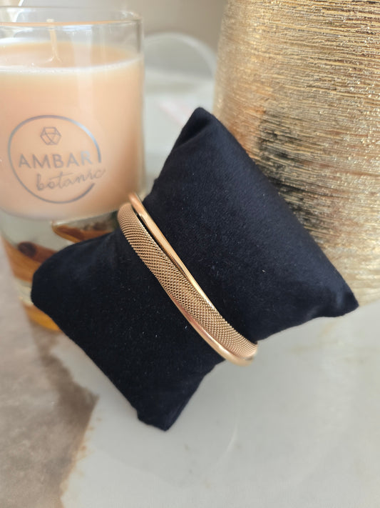 Bracelet en or rose