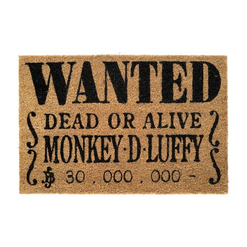 Paillasson One Piece Wanted Monkey D. Luffy