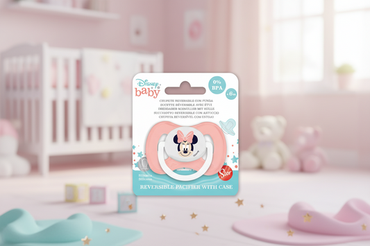 (Précommande) Sucette réversible Disney Minnie avec étui