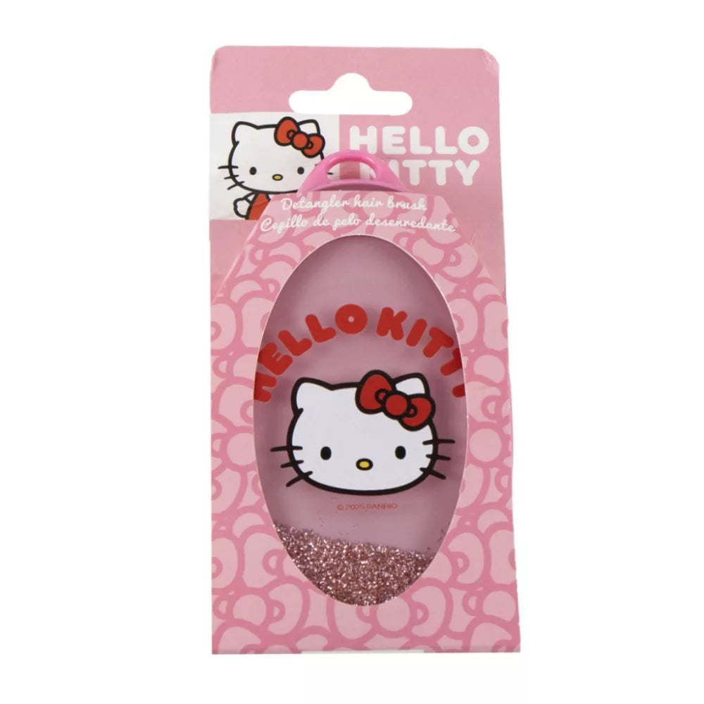(Précommande) Brosse à cheveux pailletée Hello Kitty 13 cm