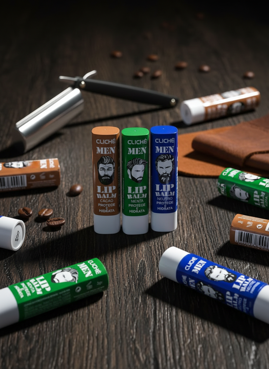 Baume à lèvres hommes