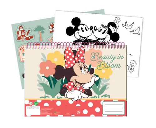 (Précommande) Carnet de croquis à spirale A/4 Minnie