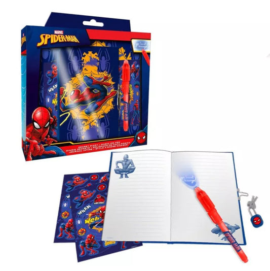 (Précommande) Coffret journal intime Spiderman + stylo magique