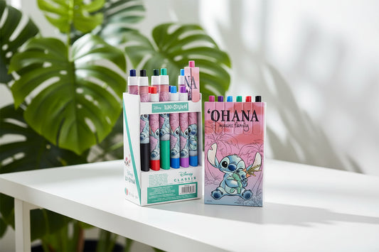 (Précommande) Lot de 6 stylos de couleur Stitch