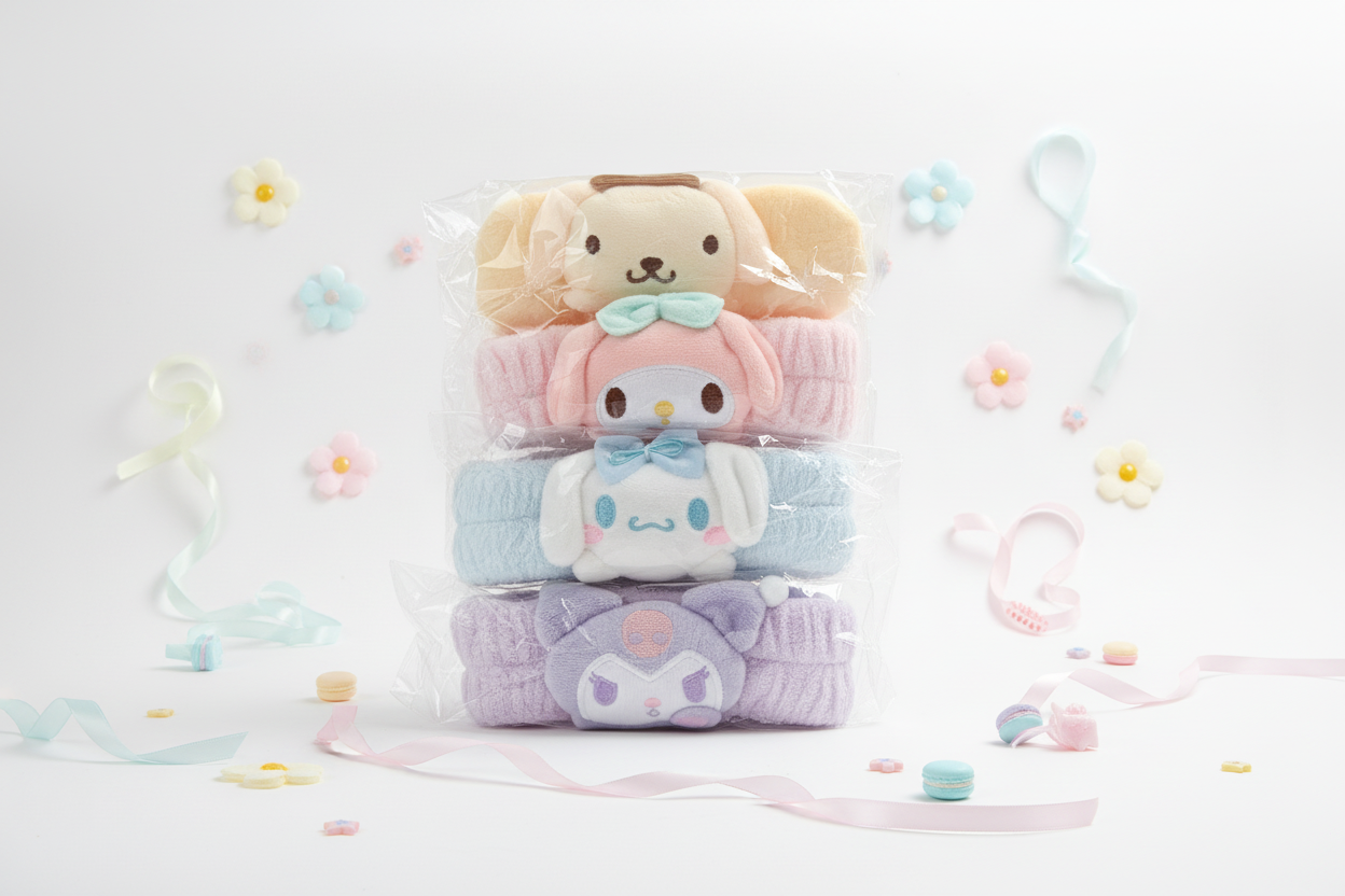 Bandeau à maquillage Kawaii