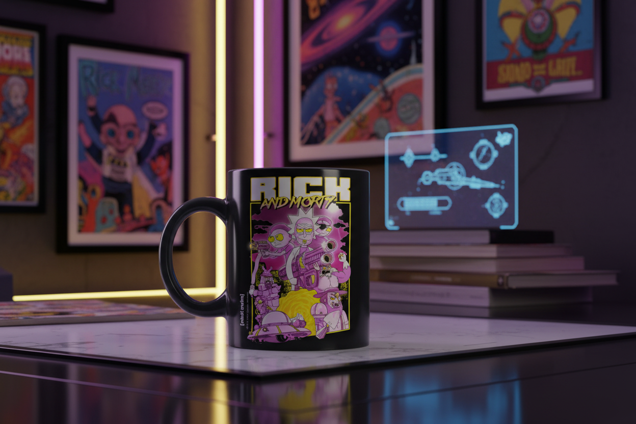 (Précommande) Mug rétro Rick et Morty