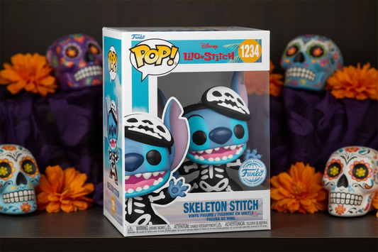 (Précommande) Figurine POP Disney Lilo & Stitch Squelette Stitch Exclusif