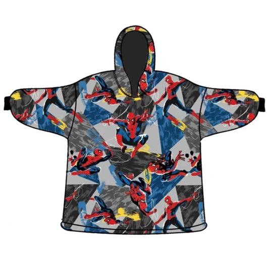 Poncho couverture polaire Spiderman 7-14 ans
