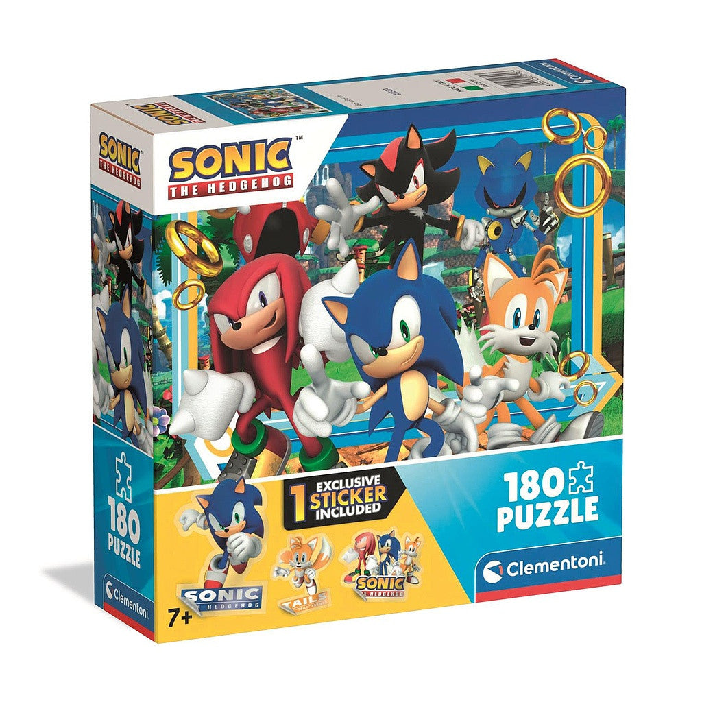 (Précommande) Puzzle Sonic le hérisson 180 pièces Clementoni