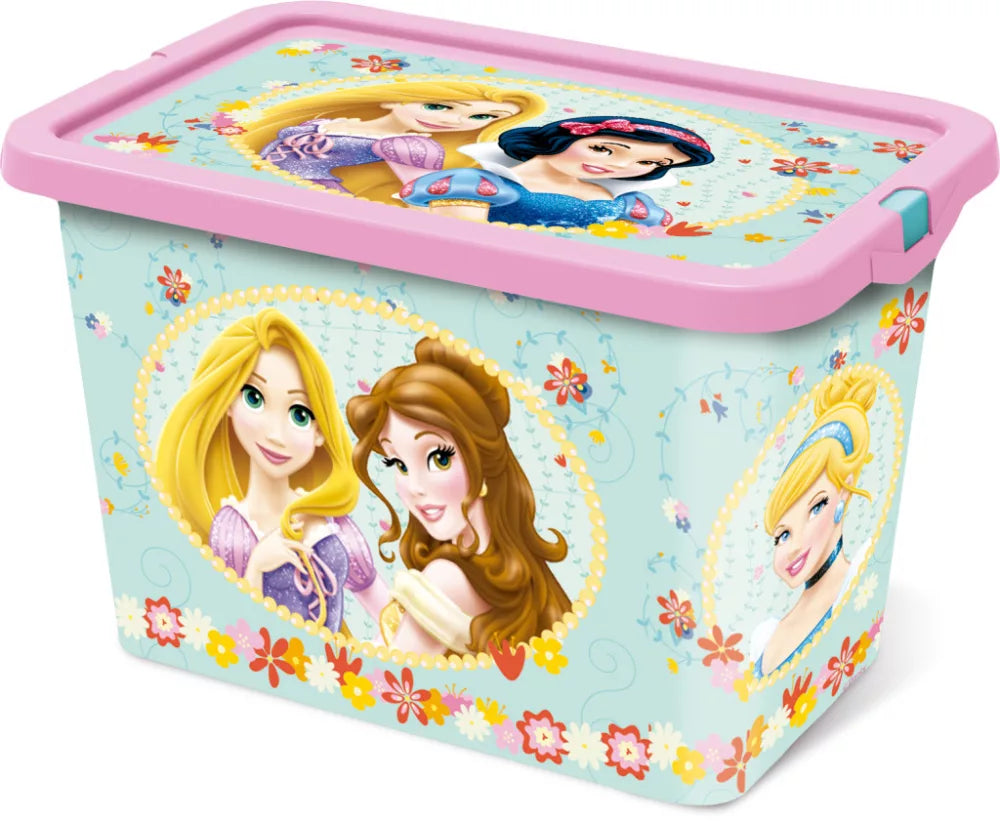 (Précommande) Boîte de rangement en plastique Disney Princesses 7L