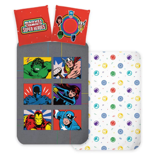 Parure de lit 1 personne Avengers