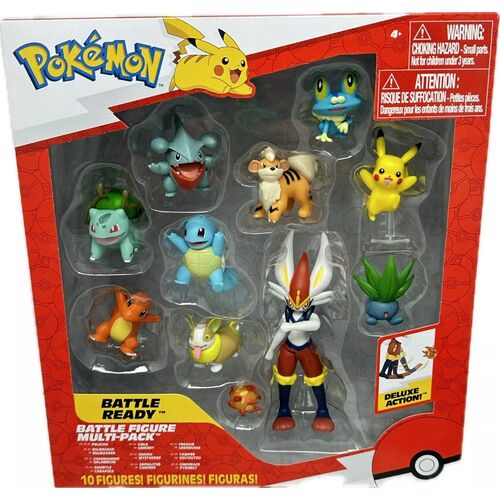 (Précommande) Coffret de 10 figurines Pokémon prêtes au combat
