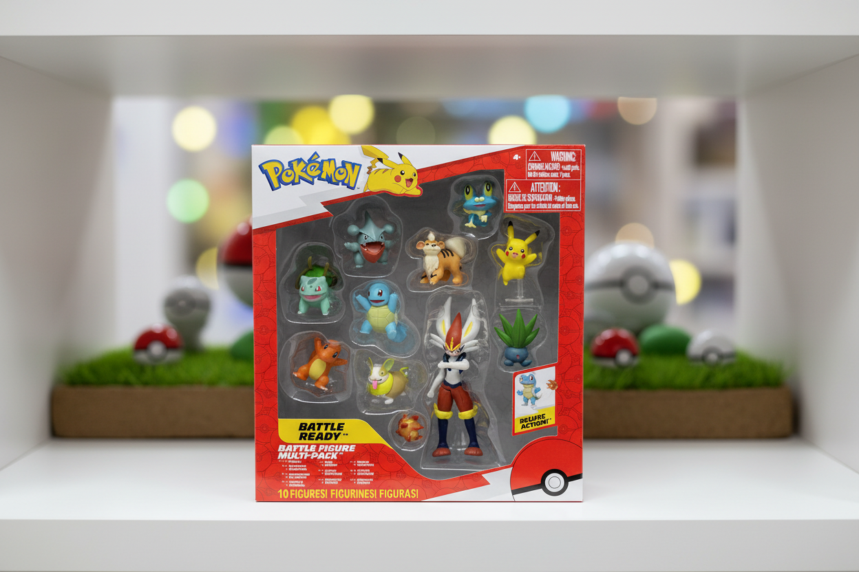 (Précommande) Coffret de 10 figurines Pokémon prêtes au combat