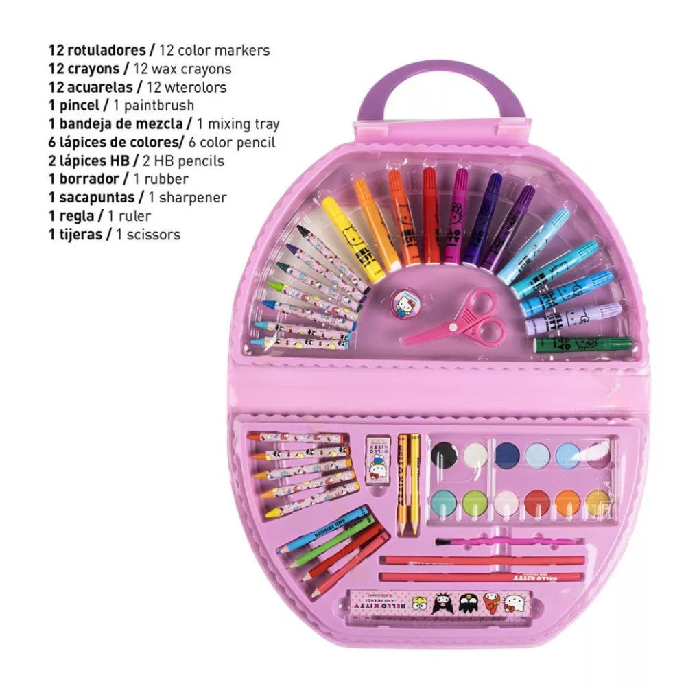 Ensemble de papeterie Hello Kitty 50 pièces