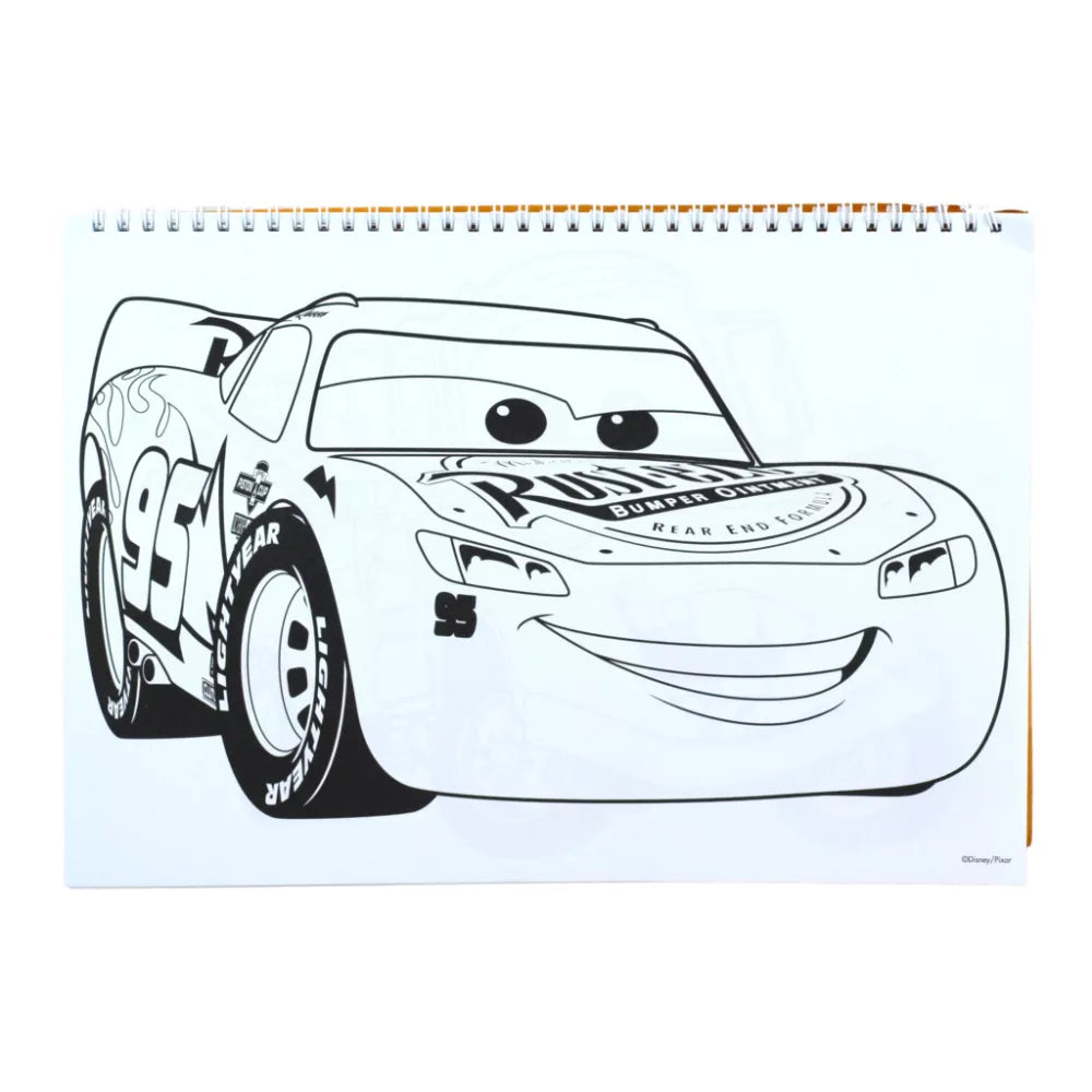 (Précommande) Carnet de croquis à spirale A/4 Cars
