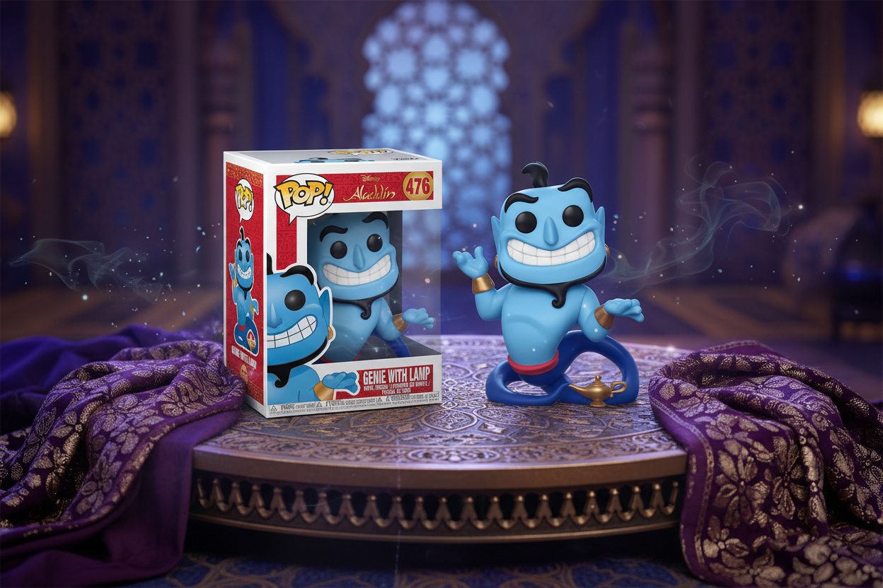 (Précommande) Figurine POP Disney Aladdin Génie avec lampe