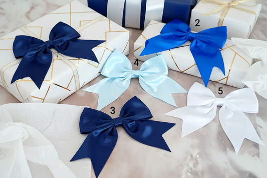 Barrettes élégantes Bleutées