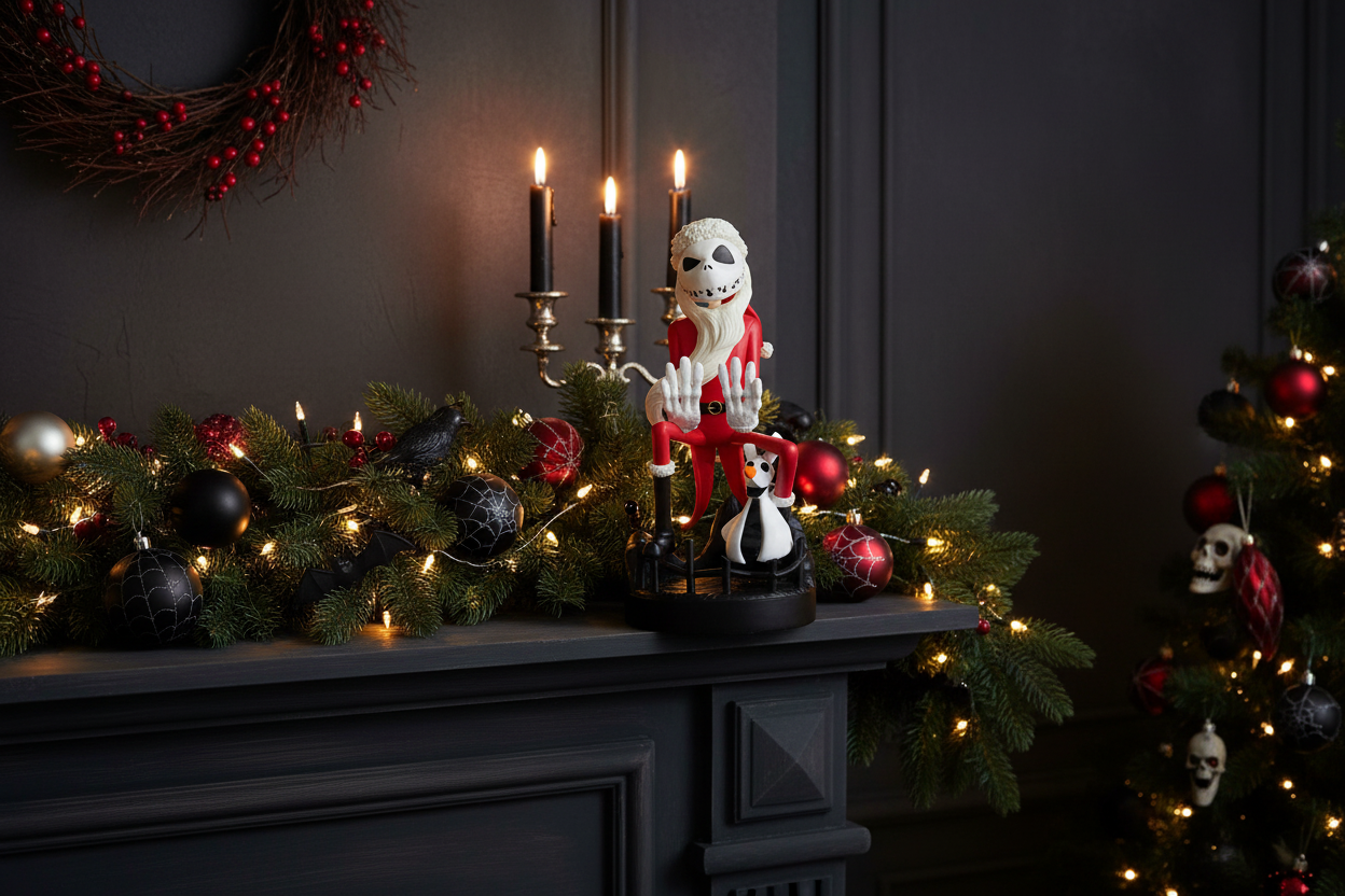 (Précommande) Support Cable Guy Santa Jack L'Étrange Noël de Monsieur Jack Disney 20cm